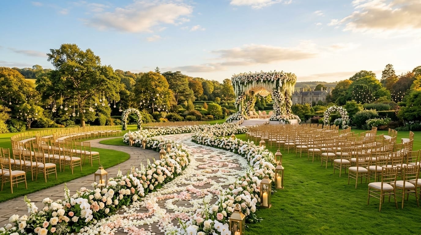 Botanical Canopy & Architectural Mandap Floristry